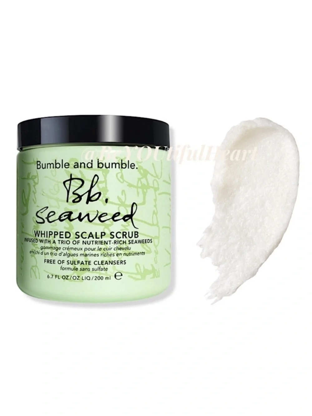 Bumble and bumble Seaweed Nourishing Whipped Scalp Scrub, 6.7 fl oz / 200 ml